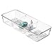 iDesign Rain BPA-Free Plastic Divided Drawer Organizer Tray - 13