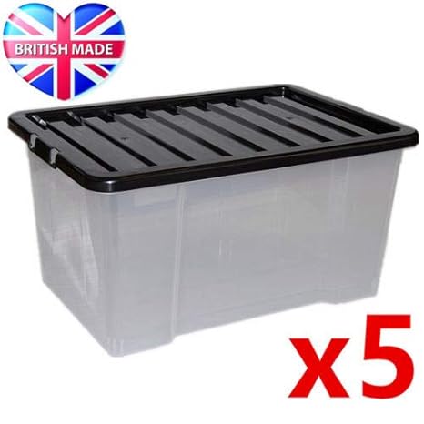 Caja de almacenamiento de plástico grande Caja de almacenamiento de