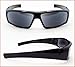 proSPORT Full Lens Reading Sunglasses Black +1.00 Not Bifocal Dark Tinted Wrap Black Sport Motorcycle Driving