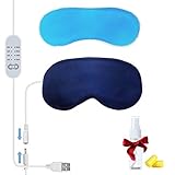 Sleep Mask,Heated Eye Mask,Hot Compress for Puffy