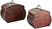 Nearly Natural Decorative Chests (Set of 2), Brown