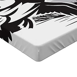 Ambesonne Duck Hunting Fitted Sheet, Bold