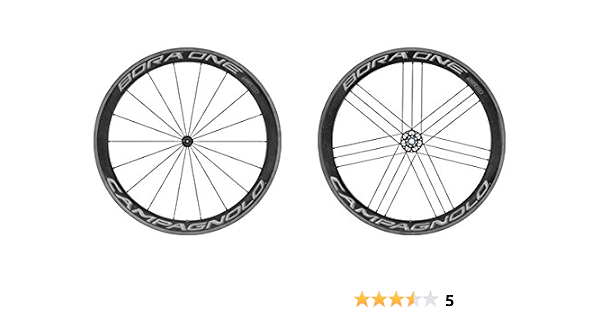 Campagnolo Bora One Shimano Dark 50 Juego, Unisex Adulto