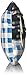 LeSportsac Classic 3 Zip Pouch, Gingham Dive
