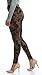 Lush Moda Extra Soft Leggings with Designs- Variety of Prints - 38F, One Size fits Most (XS - XL), Antique Rose