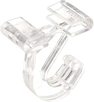 Sharptank Clear Hinged Ceiling Hooks T Bar Track Clips For
