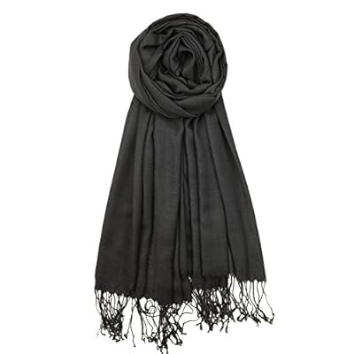 Achillea Bamboo Rayon Feel Soft Silky Pashmina Solid Shawl Wrap Scarf Achillea Bamboo Rayon Feel Soft Silky Pashmina Solid Shawl Wrap Scarf