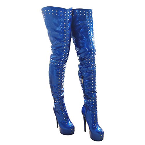 Kitulandy-Womens-Over-The-Knee-Boots-Platform-Thigh-High-Shoes-High-Heels-Rivet-Booties