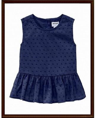 Amazon オールド ネイビー Old Navy 子供服 女の子 ノースリブラウス 3 95 3 Navy シャツ ブラウス 通販