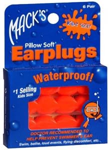 EAR PLUGS KIDS SIZE 6 PAIR by MC KEON PRODUCTS INC. ***