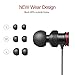 Bluetooth Headphones Fritesla F1 Wireless 4.1 Runing Earbuds Workout Earphones with Mic for iPhone and Android - Black Headset
