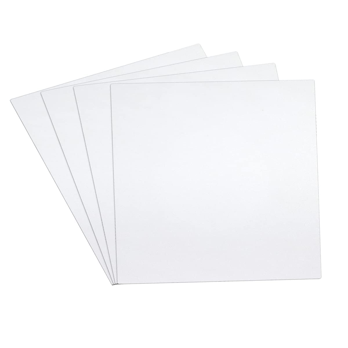 DRERIO 4 pcs ABS Plastic Sheets Boards 1.5mm White Plastic Board Sheets Flexible Than Glass Sheet Moldable Than Acrylic Sheet Moldable Plastic Sheets for Craft Fender Liner Home Decor(30 x 30cm)