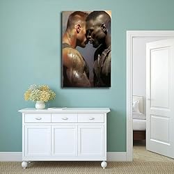 HMLZSJ Nude Muscle Male Torso Portrait Art Gay