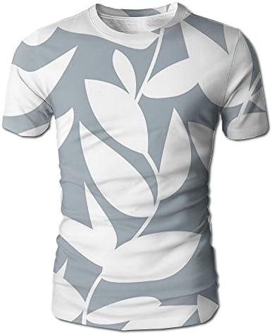 Christmas Men's Tees A String Of Leaves Short Sleeved Summer T Shirt
