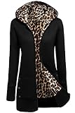 Meaneor Women Zip Up Hoodies Warm Winter Coat Jacket Parka Outerwear Sweatshirt