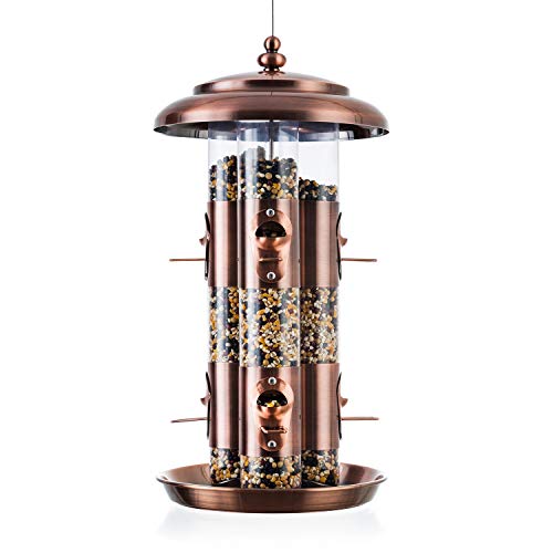 Bolite 18008 Bird Feeder Triple Tube Wild Bird Feeders Triple