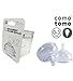 Comotomo Replacement Nipples, Slow Flow (0-3 Months) - 2 Count, 3 Packs