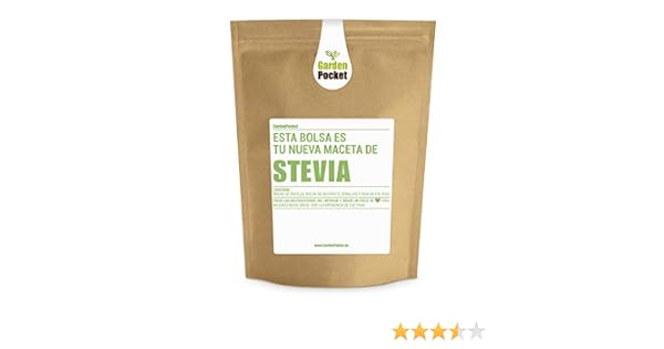Garden Pocket - Kit de Cultivo de STEVIA - Bolsa Maceta: Amazon.es ...