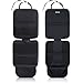 DRIVE AUTO PRODUCTS Car Seat Protectors (2-Pack, Black + Old Neoprene Backing)