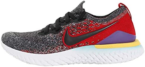 epic react flyknit 2 black/hyper jade/university red/black