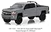 2018 Chevrolet Silverado 1500 Supercharged Zl Off-Road Pickup Truck Gray All Terrain Series 7 1/64 Diecast Model Car by Greenlight 35110 F