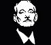 Bill Murray Outline Face Figure Car Vinyl Window Decal Truck White, Die cut vinyl decal for windows, cars, trucks, tool boxes, laptops, MacBook - virtually any hard, smooth surface