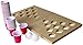 Ideas In Life Mini Wooden Beer Pong or Shot Pong Set – Foldable Portable Travel Board Classic Juice Party Drinking Game Complete Set