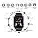 Sazooy Smart Watch Bluetooth Touchscreen Smart Wrist Watch Smartwatch Phone Fitness Tracker with SIM SD Card Slot Camera Pedometer Compatible iOS iPhone Android Samsung for Women Kids Men (Black)