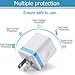Phone Charger 10ft with Plug (4-in-1), FIMARR Dual USB Wall Charger Adapter Block with 2-Pack Charging Cable 10-Feet Compatible with Phone XS/Max/XR/X 8/7/6 Plus SE/5S/5C (UL Certified)