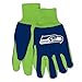 NFL Officially Licensed Sport Utility Work Gloves (Seattle Seahawk(Blue/Green))