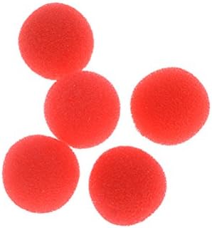 5 Pcs Sponge Soft Ball Close-Up Magic Street Classical Comedy Trick Props by Sdetter