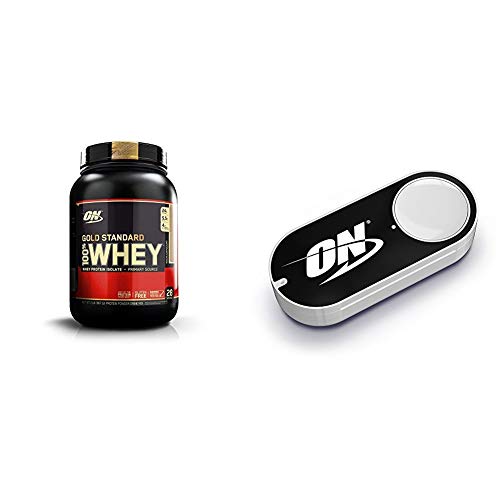 Optimum Nutrition Gold Standard 100% Whey Protein Powder, Mocha Cappuccino, 2 Pound + Optimum Nutrition