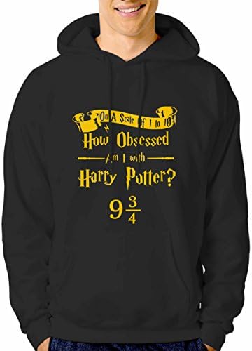 Harry potter a 9 3per4 obsession Hoodie For Man and Woman 3XL Black