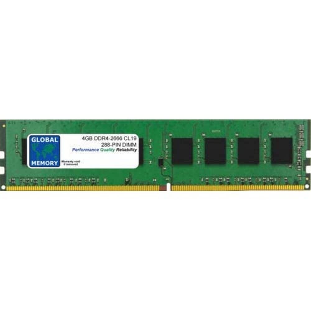 4GB DDR4 2666MHz PC4-21300 288-PIN DIMM MEMORY RAM COMPATIBLE WITH PC DESKTOPS/MOTHERBOARDS