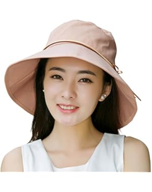 Sun Hats for Women Hindawi Summer Foldable Wide Brim UV Protection Bucket Hat