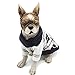 BOBIBI Dog Sweater of The Diamond Plaid Pet Cat Winter Knitwear Warm Clothes,Navy,Small