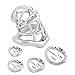 TERNENCE Medical Grade Stainless Steel Chastity Device Ergonomic Design Belt Restraint Men Bondage Fetish K540 (40mm/ S Size)