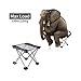 Folding Camping Stool,Portable Fishing Stool&Chair, Lightweight 1.2lbs Outdoor Slacker Chair for Backpacking, Hiking, BBQ, Picnic, Travel. 330lbs Capacity with Carry Bagthumb 3