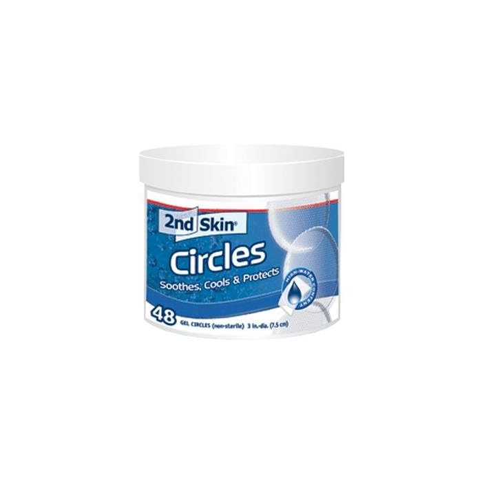 Spenco 2nd Skin Circles Soothing Protection for Blisters, Hot Spots and Skin Irritations, Gel Circles 48-Count