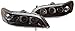 Led Black Projector Halo Head Lights Made For 1998-2002 Accord