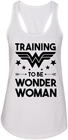 RBCC Women’s Next Level Ideal Racerback Tank Top “Training to be Wonder Woman”