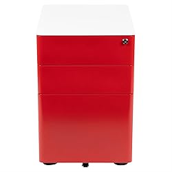 Flash Furniture Warner Modern 3-Drawer Mobile
