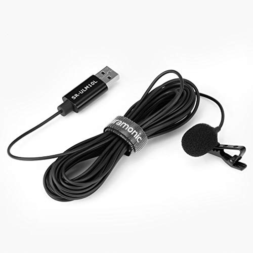 Saramonic Lavalier Mic with USBA Connector for Computers with 19.7