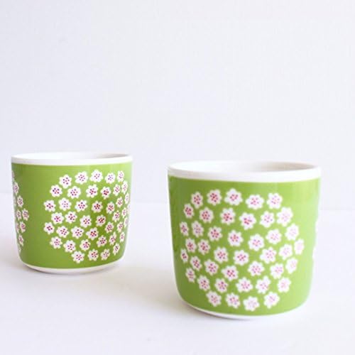 Amazon Co Jp マリメッコ Marimekko Puketti ラテマグスモール2個セット コーヒーカップ 日本限定カラー 6 7286 ホーム キッチン