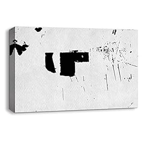 Canvas Wall Art Rustic Ink Pictures Home Wall Decorations for Bedroom Living Room Paintings Canvas Prints Framed - 12x18 inches