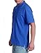 HDE Men's Polo Shirt Short Sleeve Classic Pique (Blue, Large)