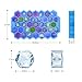 Ice Cube Trays Silicone with Lids 2 Packs TIME4DEALS Food Grade Ice Trays 74 Cube with Spill-Resistant Removable Lid BPA Free Ice Cube Molds for Whiskey Storage, Purple & Blue