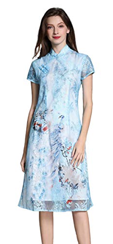 3 Shineflow+Landscape+Painting+Cheongsam+Cocktail