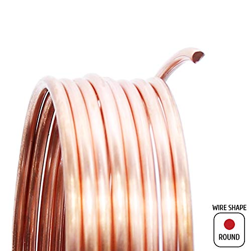 Solid bare copper wire round, bright, dead soft, 150 feet 28