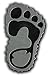 Toejamr Snowboard Stomp Pad - Bigfoot YETI - Gray